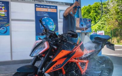 Lavage moto Réunion : pourquoi opter pour une station de lavage ?